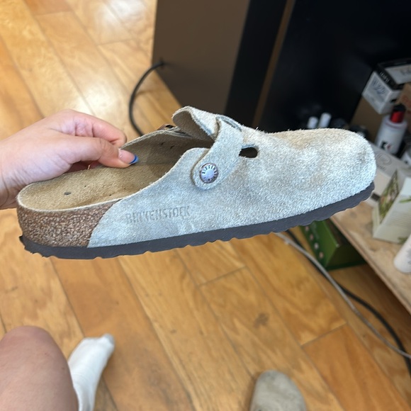 Boston Birkenstock Clog in Suede - Picture 3 of 4